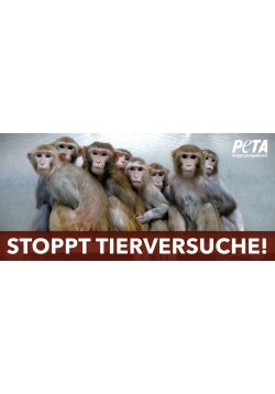 Stoppt Tierversuche