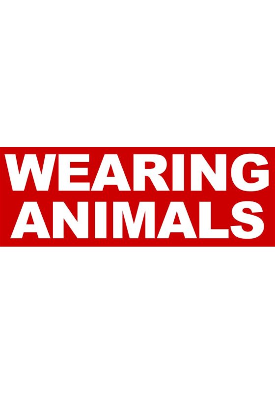 Wearing Animals Aufkleber