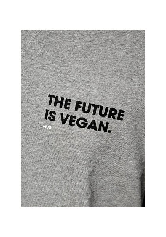 The Future is Vegan Sweater gerade heather grey