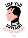 Like you only different #endspeciesism Sticker