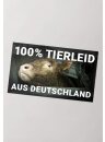 100% Tierleid aus Deutschland - Sticker