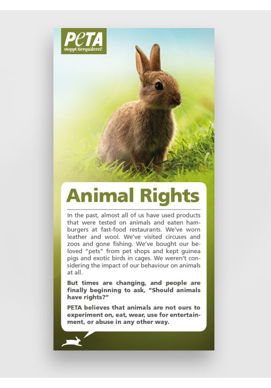 Animal Rights Flyer EN 10er Set