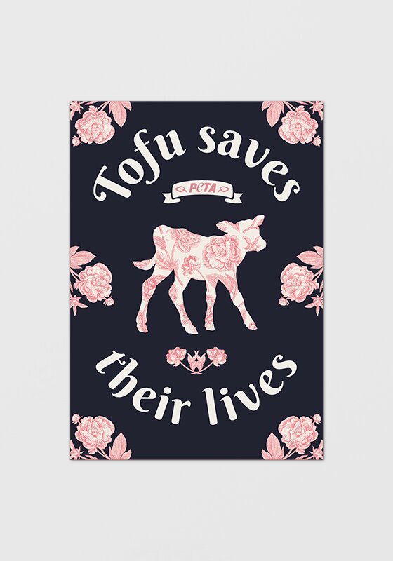Tofu saves lives Sticker