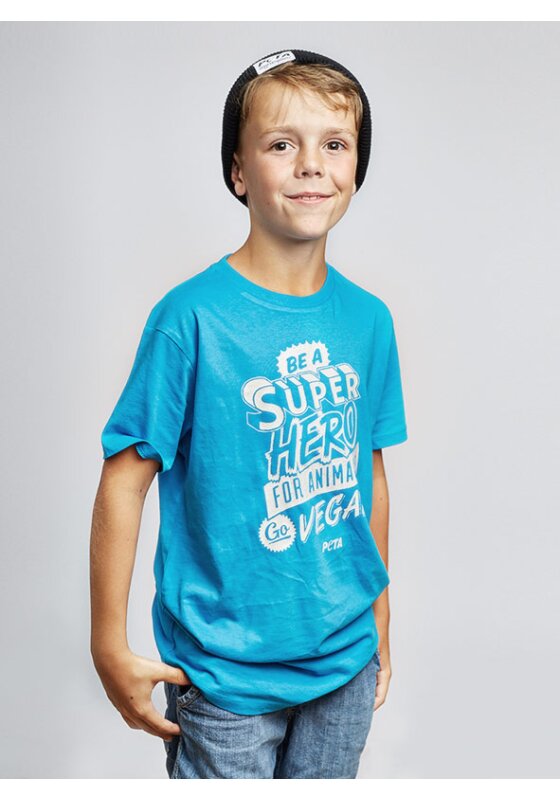 Superhero - Kids - blau T-Shirt