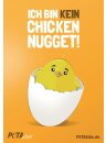 Ich bin kein Chicken Nugget Poster